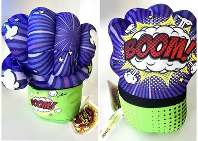 NWT Good Stuff Power Fist Plush Punching Glove For Kids  BOOM!  Superheroes