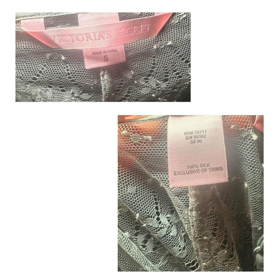 Y2K Vintage VS Green Floral Lace Fairy Coquette Dollette Babydoll Lingerie Top S - Image 4 of 4