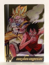 Jump 40th Anniversary Dragon Ball One Piece Card Goku Luffy Cool Shot Japan FS