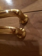 2 Rejuvenation Claybourne Appliance Pull 12” Unlacq Brass Scuffed WO/Hardware OB