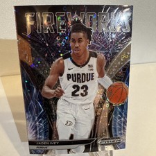 2022-23 Panini Prizm Draft Picks Fireworks Circles Jaden Ivey #FW-JI Rookie RC