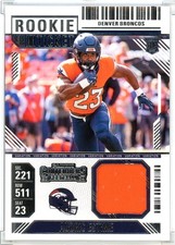2024 Panini Contenders - Rookie Ticket Swatches Variation Audric Estime #RTS-AEE