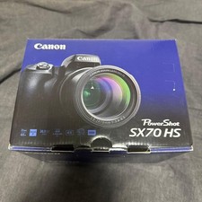  Unused Canon PowerShot SX70 HS Compact Digital Camera Telephoto Zoom Lens Black