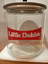 VTG Little Debbie Snack Cakes Countertop Glas...