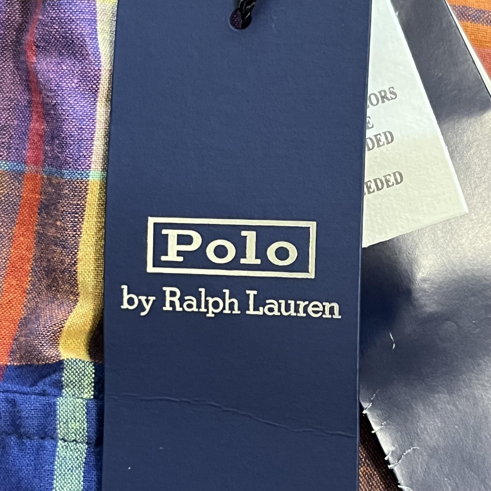 Polo Ralph Lauren Shirt Mens XL Multi Color Madras Plaid Classic Fit Long Sleeve thumbnail 12