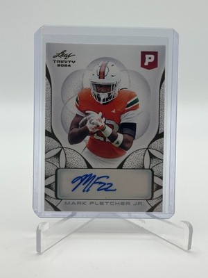 2024 Leaf Trinity Rookie Autographs Mark Fletcher Jr. #BA-MFJ1
