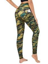 Women Fitness Compression Leggings Ladies Gym High Waist Yoga Pants With Stretch
