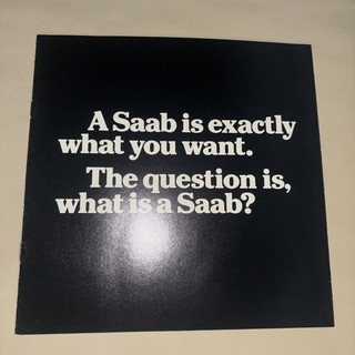 1980 Saab 900 Sales Brochure.