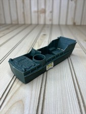 Marx Battleground Landing Craft Olive Drab Plastic Vtg 1960s Vehicle Missing Gun