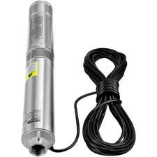 Deep Well Submersible Pump, 2HP/1500W 230V/60Hz, IP68 Waterproof Grade