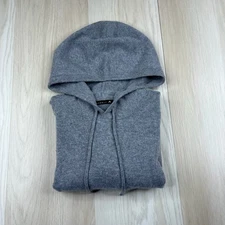 Redvanly Mens Gray White Contrast Cashmere Classic Pullover Hoodie Size X-Large