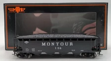 MTH 80-75020 Montour HO Scale 75-Ton Quadruple Hopper Car #134 LN/Box