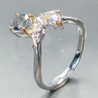 women ring Natural Tanzanite Ring 925 Sterling Silver Size 6 /R460475