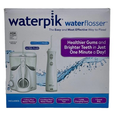 Waterpik Water Flosser Ultra Plus & Cordless Pearl Combo Open Box FREE SHIPPING!