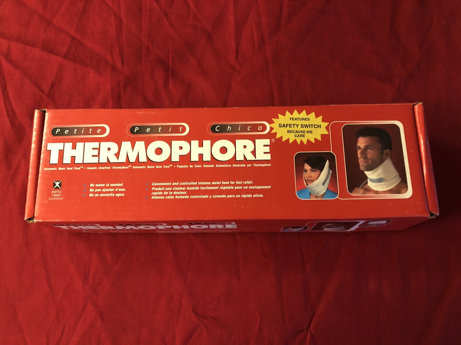 Petite Thermophore Automatic Moist Heat Pack,No Water Needed
