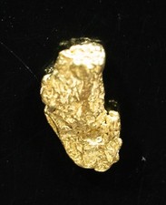 Alaskan-Yukon BC Gold Rush Natural Gold Nugget 0.10 Grams Genuine 6957.85 per troy oz