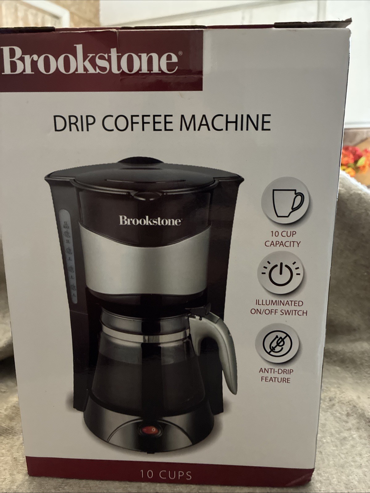 10 Cup Anti-drip Feature Keep Warm Function New In Box!!