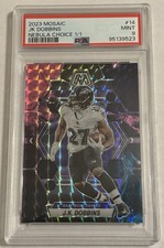 2023 Mosaic Jk Dobbins Nebula Choice 1/1 PSA 9 Ravens Ohio State 🔥🔥🔥