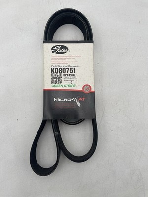 Gates Micro-V Serpentine Belt 8 Rib 75-9/16 Inch - K080751