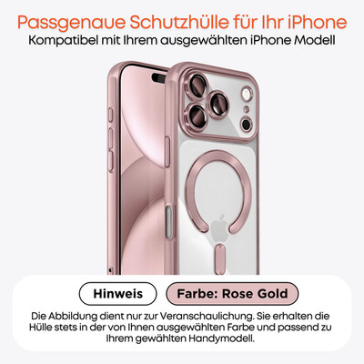 Hülle für iPhone 17 16 15 14 13 12 11 Pro Max Plus E MagSafe Cover Schutz Case