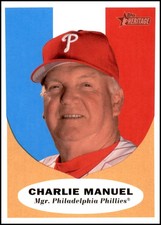 2010 Topps Heritage #219 Charlie Manuel