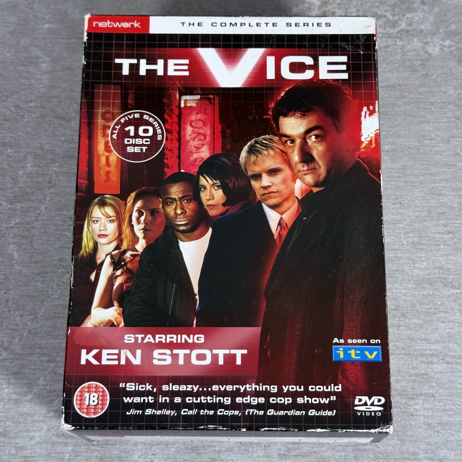 The Vice The Complete Series DVD Box Set - All 5 Series Police Drama Ken Stott