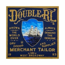 RRL Ralph Lauren Made in Japan Indigo Cotton Bandana-RARE