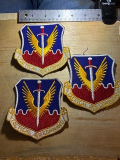 Cold War/Vietnam? 3 US AIR FORCE PATCHES TACTICAL AIR COMMAND ORIGINAL VARIANTS!