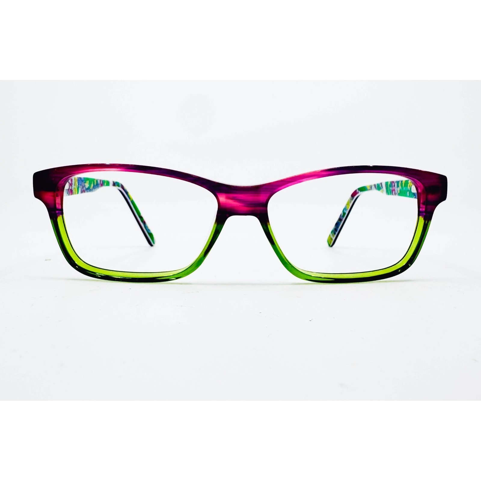 Gafas Vera Bradley Aster para mujer púrpura verde esmeralda cachemira 50-13-130