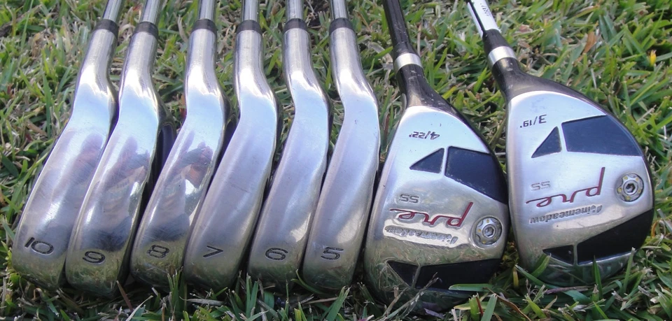 PINEMEADOW PRE SS 8-CLUB GOLF CLUB SET - 3H, 4H, 5 - 10 IRON - REGULAR FLEX - Image 3 of 4