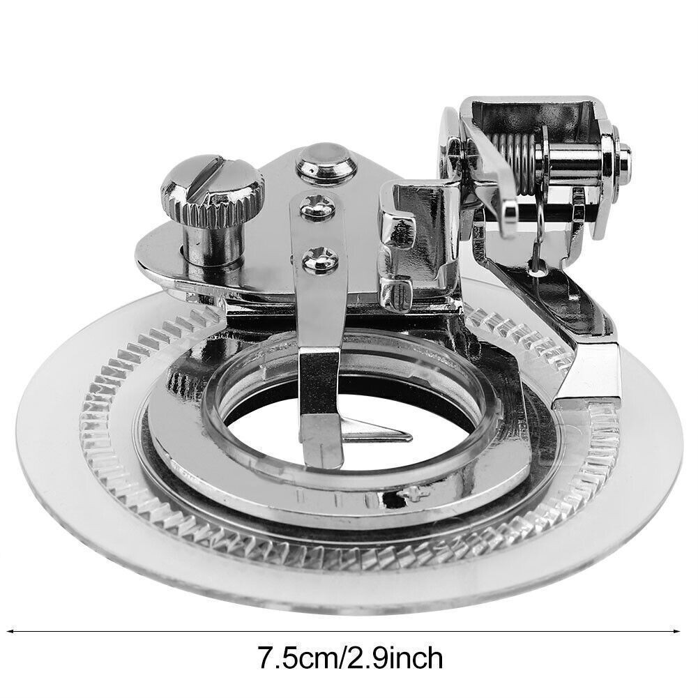 HomE Sewing Machine Embroidery Foot Circular Disc Pattern Presser Wins Flower