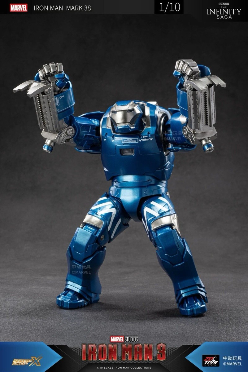 New ZD Toys IRON MAN MARK 38 IGOR XXXVIII 1/10 Action Figure W/Box