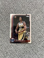 2026 Topps Chrome Update Tre Johnson III Rookie Card #156 Washington Wizards NBA. rookie card picture