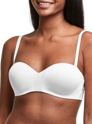 Maidenform Women's Comfort Crush Wireless Multi Way Bra, White, Small