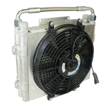 BD Diesel 1300601-DS Xtrude Double Stacked Auxiliary Transmission Cooler w/o HW