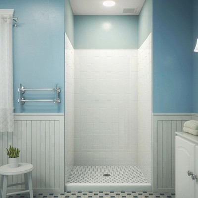 DreamLine QWALL-VS 32-36x42x76'' Alcove Shower Wall 3-Pc Kit SHBW-1536760-00, NEW