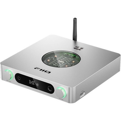 FiiO K13 R2R Desktop DAC & Headphone Amp, High-Fidelity 24Bit R2R DAC (Silver)