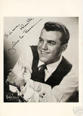 JULIUS LA ROSA Fan Club Photo PORTRAIT Singer TV DJ - Picture 1 of 1