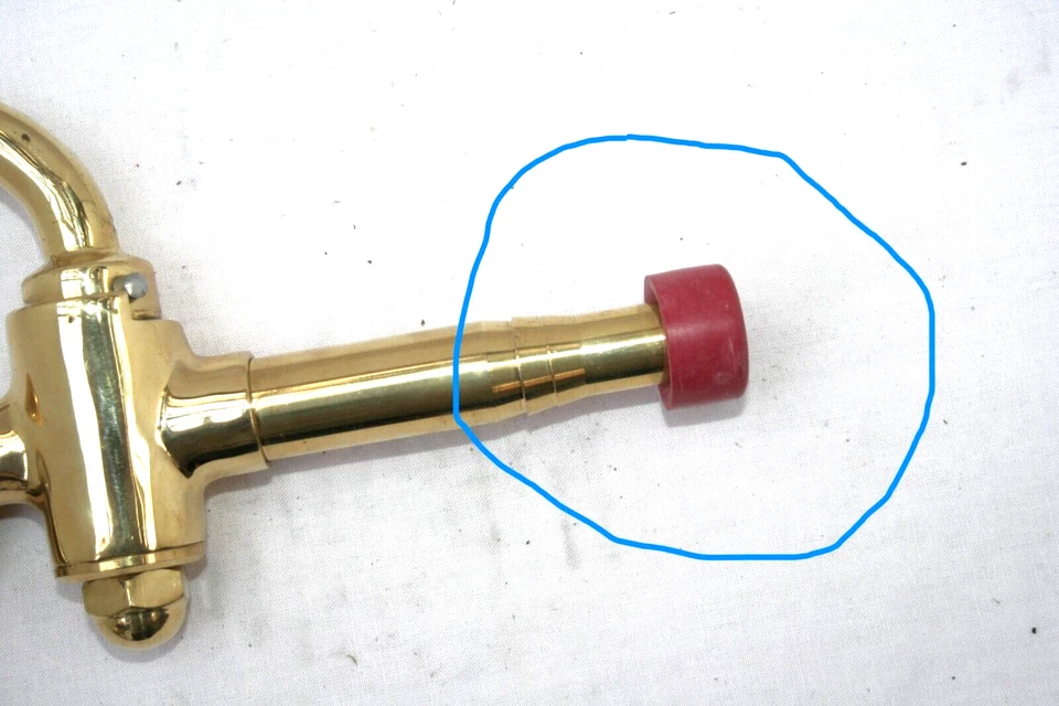 Gummidichtung für Messing- Zapfhahn oder Belüftungsventil - NEU - - Bild 3 von 3
