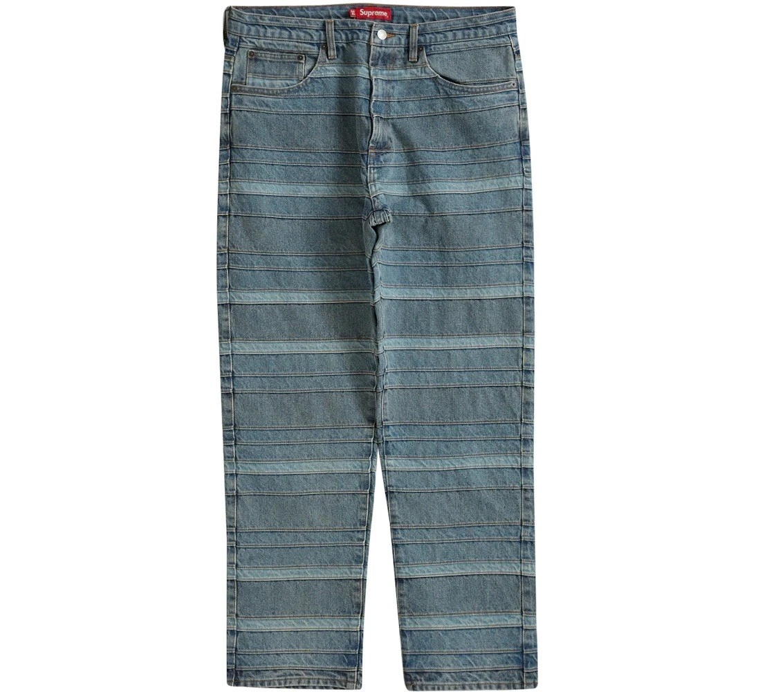 Jean bleu délavé Supreme Layer taille 34