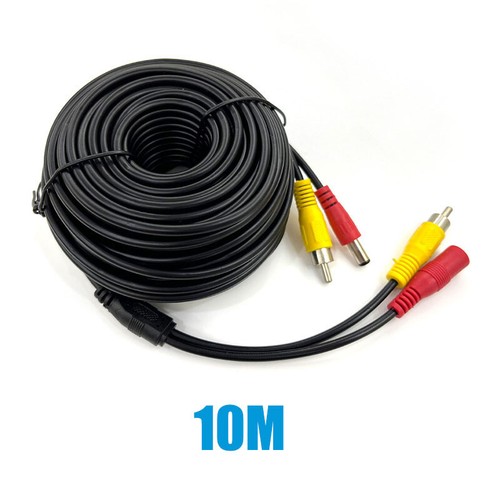 Car Rca Dc Video Extension Cable For Backup Camera Cctv Security Truck Bus Trail - Picture 6 of 15