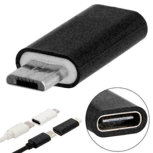 Hot USB 3.1 Type C Female to Micro USB Male Adapter J4D8 G1E7 W7U8 R1U1 - Zdjęcie 3 z 9