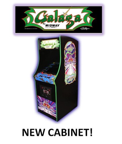 Arcade Machine Coin Operated Amusement Bally Midway Galaga New Cabinet Ebay