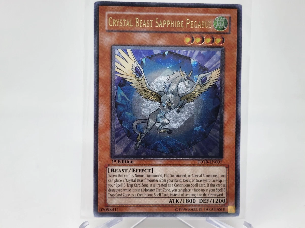 Crystal Beast Sapphire Pegasus FOTB-EN007 Force of the Breaker for