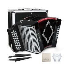 Accordion, 31 key 12 bass accordion, G/C/F Tone accordion, push-pull diatonic...