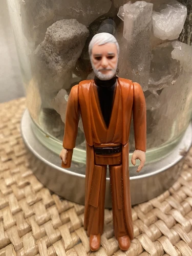Star Wars Obi Wan Kenobi Jedi Master Figure 1977 Tight Grey Vintage First 12