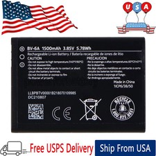 New 1500mAh BV-6A Battery For Nokia Banana 2060 3060 5250 C5-03 8110 4G Mobile