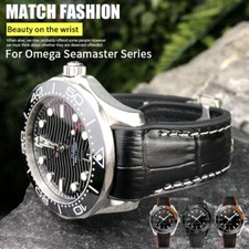 Rubber Watchband Fit For Omega Seamaster Diver 300 Planet Ocean 600M 21mm 22mm