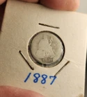 1887 seated liberty dime