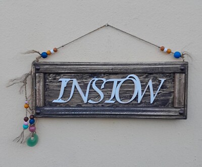 Rustikales Instow Handarbeit Holzschild Devon Schilder Holz